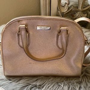 Kate Spade Rose Gold crossbody small